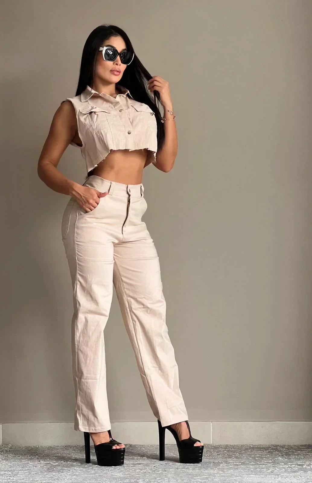 Conjunto Bengalina Chaleco - Rapido Hispano