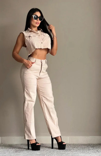 Conjunto Bengalina Chaleco - Rapido Hispano 