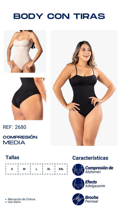 Body Compresion con tiras - Cautivadoras
