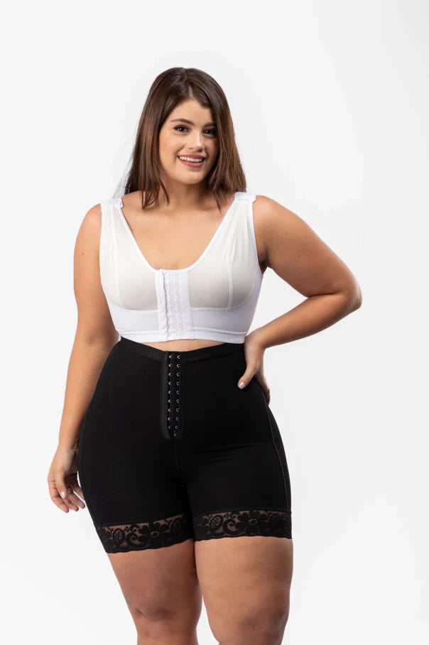 Short con Broche Tiro Alto - Cautivadoras