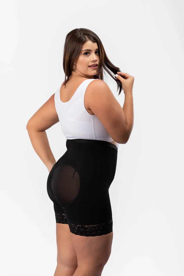 Short con Broche Tiro Alto - Cautivadoras